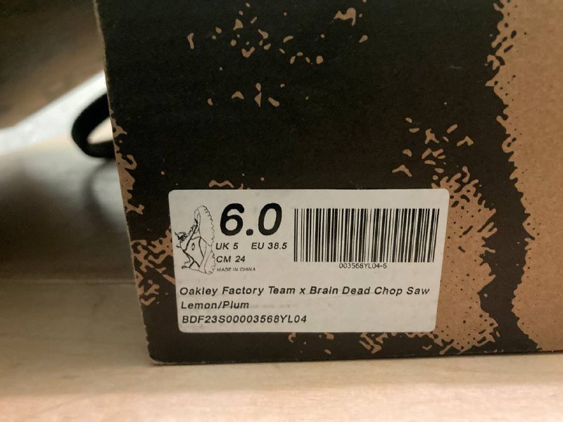 Кроссовки brain dead x oakley 38.5 новые 6
