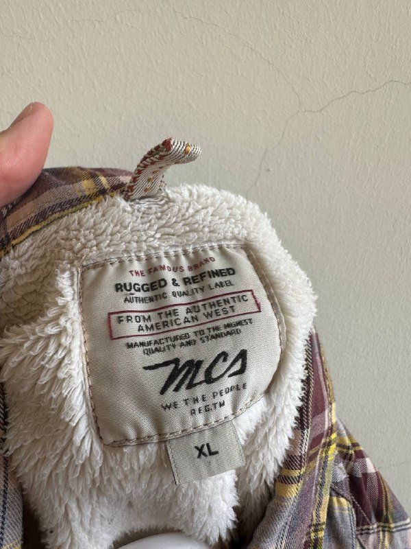 Утепленная искусственный мехом рубашка MCS XL 3