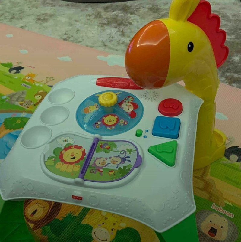 Интерактивный детский игровой столик и коврик-пазл 3