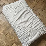 Vase, blanket, MFR roller, Decathlon Forclaz 10° sleeping bag 3