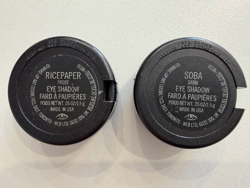 Тени Mac оригинал 2 штуки