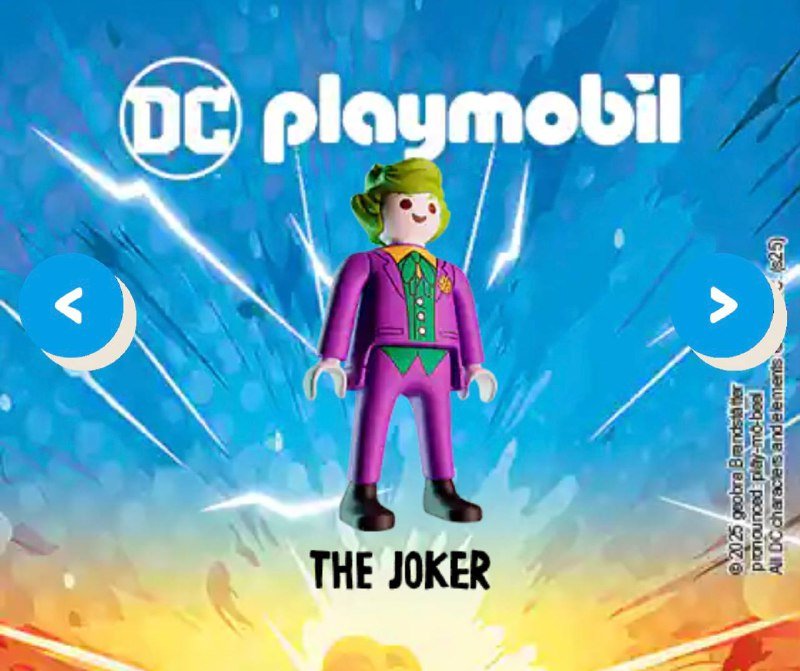 Коллекция kinder surprise DC Playmobil, обмен игрушек Джокер Робин Зеленый Фонарь 3