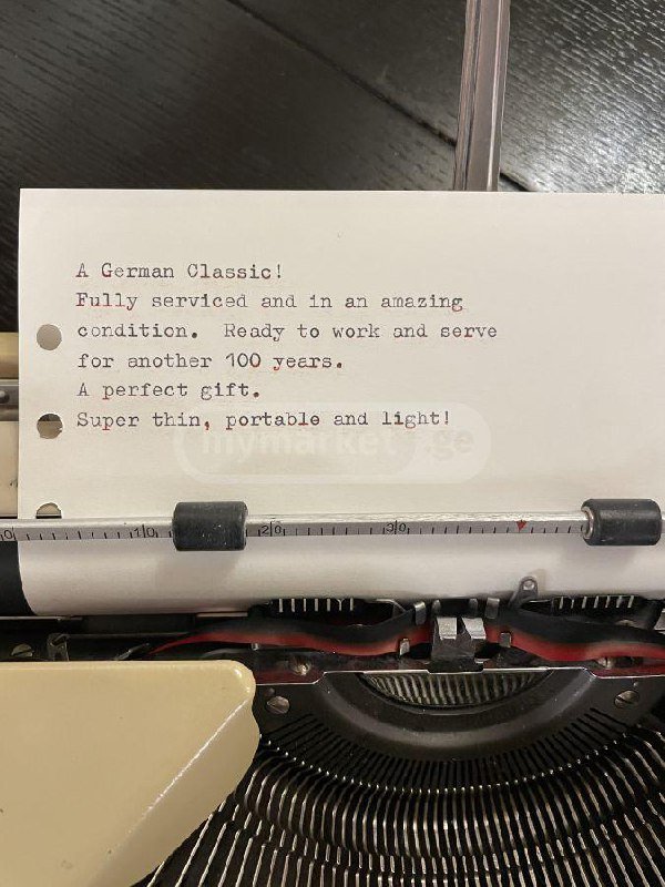 Olympia Splendid German portable typewriter 4