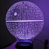 3D ლამპა სიკვდილის ვარსკვლავი Star Wars 4