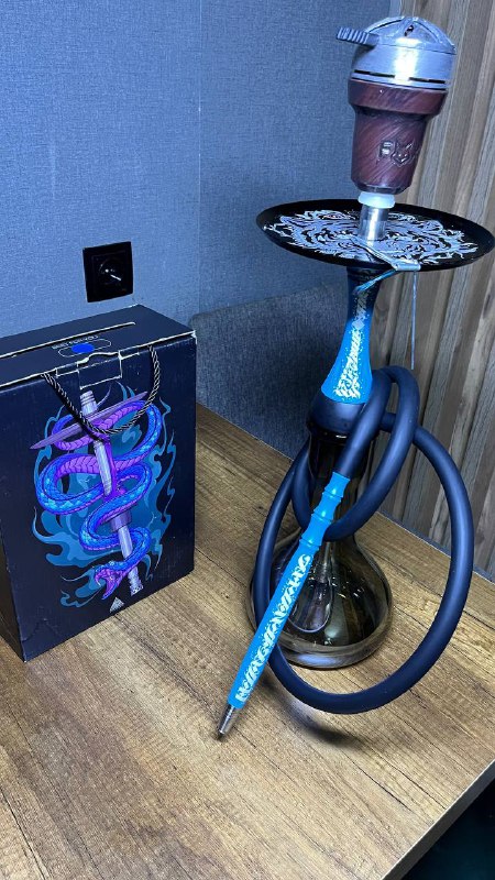Кальян Alpha hookah Artist, чаша Fox, калауд, щипцы, плита Hookah One 5
