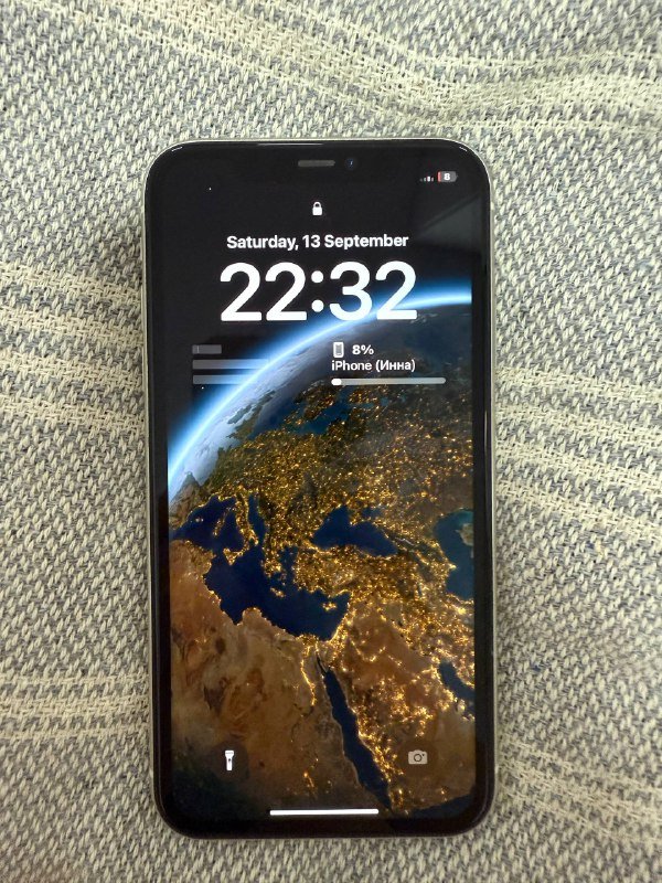 iPhone 11 128 ГБ белый без коробки батарея 79% 4