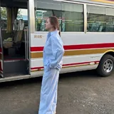Рубашка в голубую полоску YOS Design 5