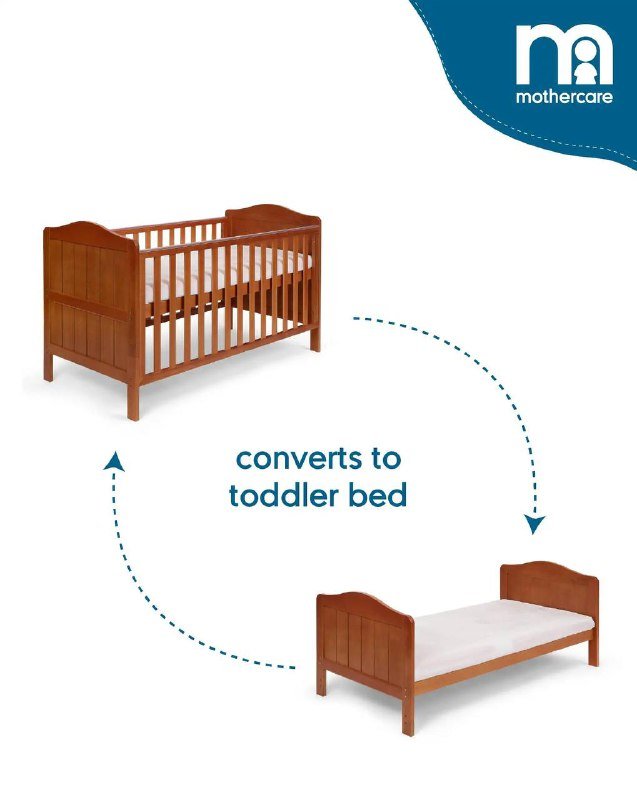 Детская кровать Mothercare 140x70 с матрасом 9