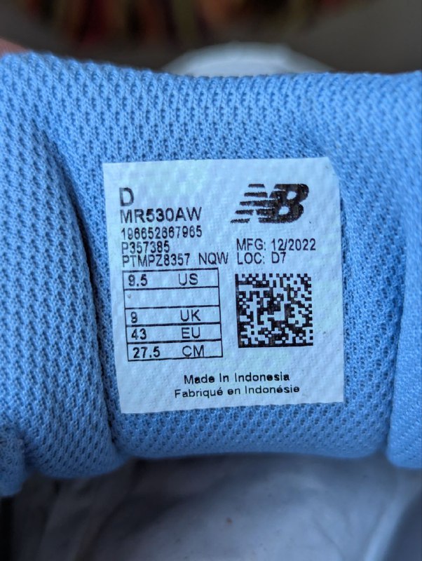 Кроссовки New Balance 530 новые размер 43 5