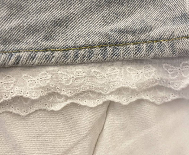 джинсовые шортики размер S-M 2