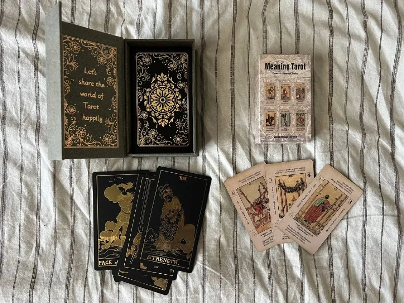 Карты Таро Райдера-Уэйта, Gold Foil Tarot, Meaning Tarot 1
