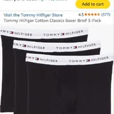 Мужские трусы-боксеры Tommy Hilfiger, 3 пары 4