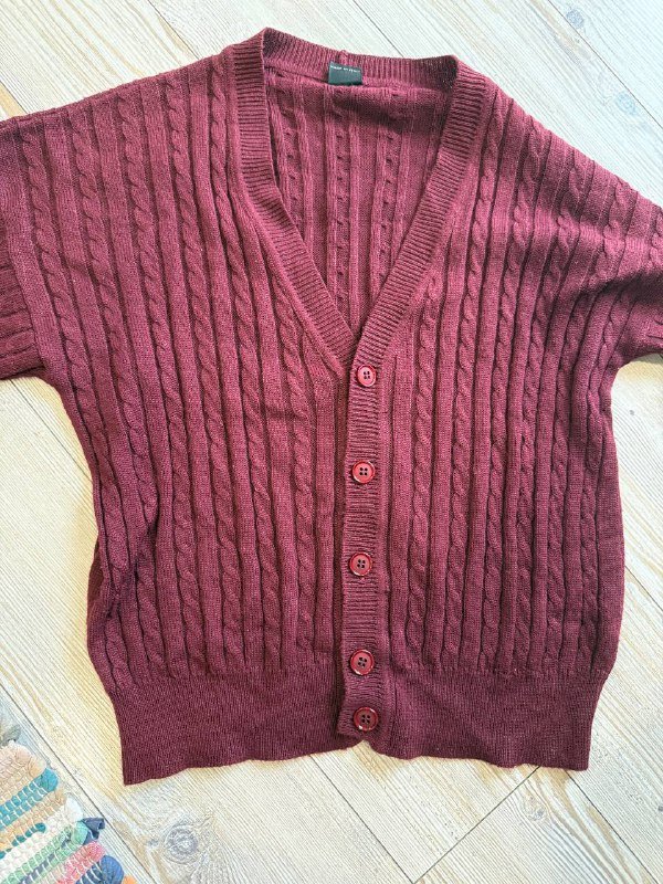 Винтажный оверсайз кардиган 2