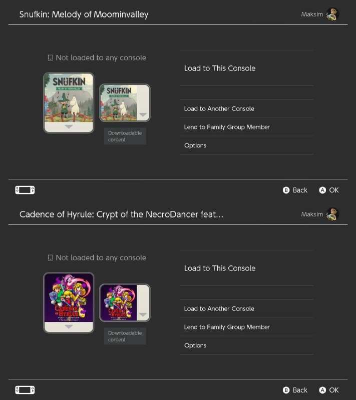 Аккаунт с 39 играми для Nintendo Switch 7