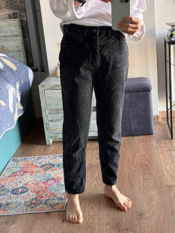 Джинсы pull&bear черные размер 26 2