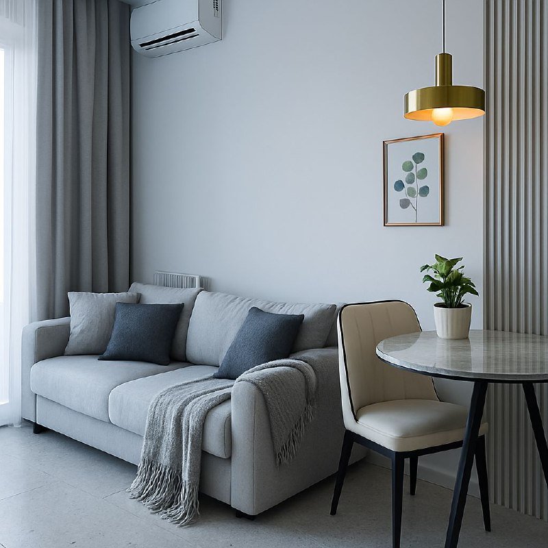 Квартира 1+1 с видом на море, 55 м2 7