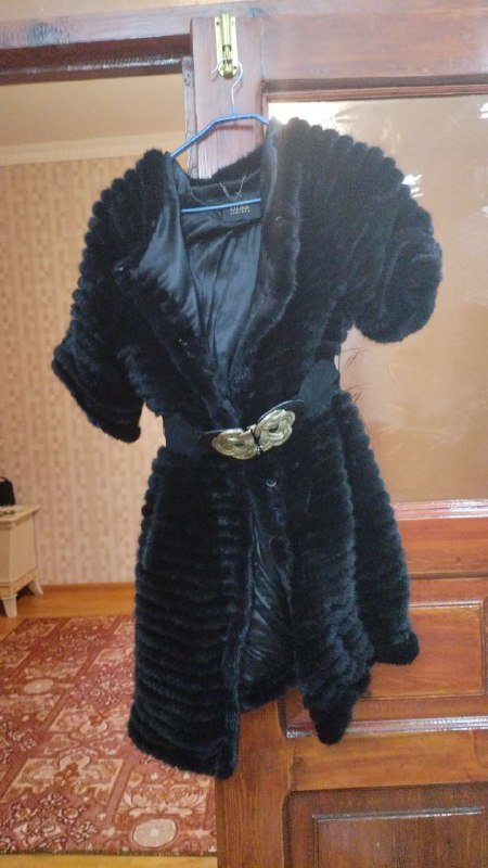 Шуба из норки Orsa of Italy размер 42 черная