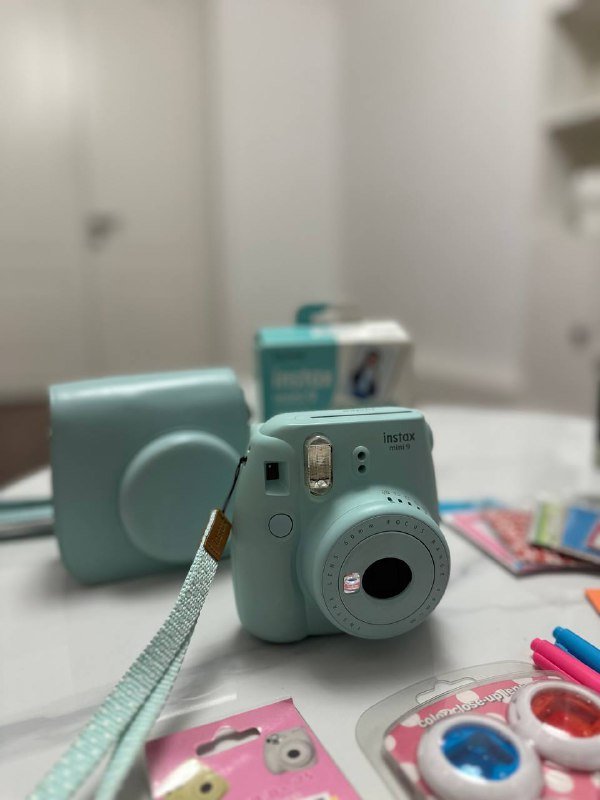 Instax mini 9 фотоаппарат с аксессуарами