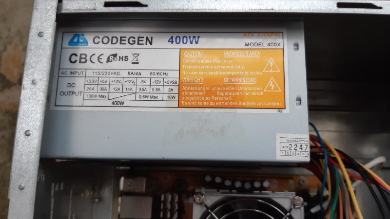 Старый ящик для компьютера Pentium 4 2.40 Ghz, 512 mb RAM 8