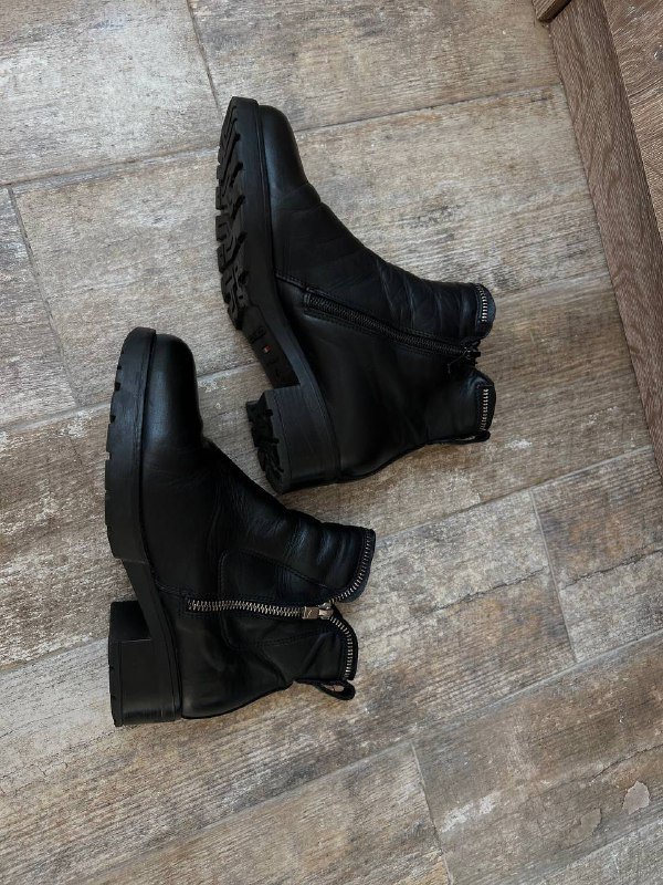 Черные сапоги Nero Giardini натуральная кожа 36 размер 3
