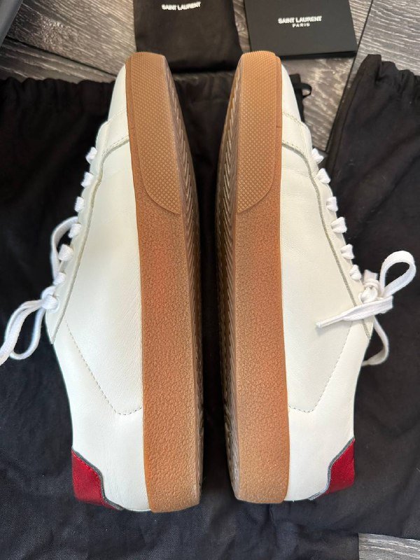 Кеды Saint Laurent телячья кожа размер 38,5 3