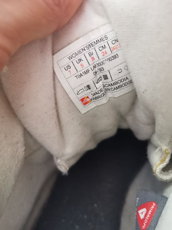Треккинговые ботинки The North Face размер 38 3