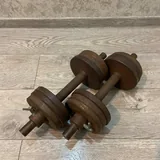 Adjustable metal dumbbells 2 × 15 kg 1