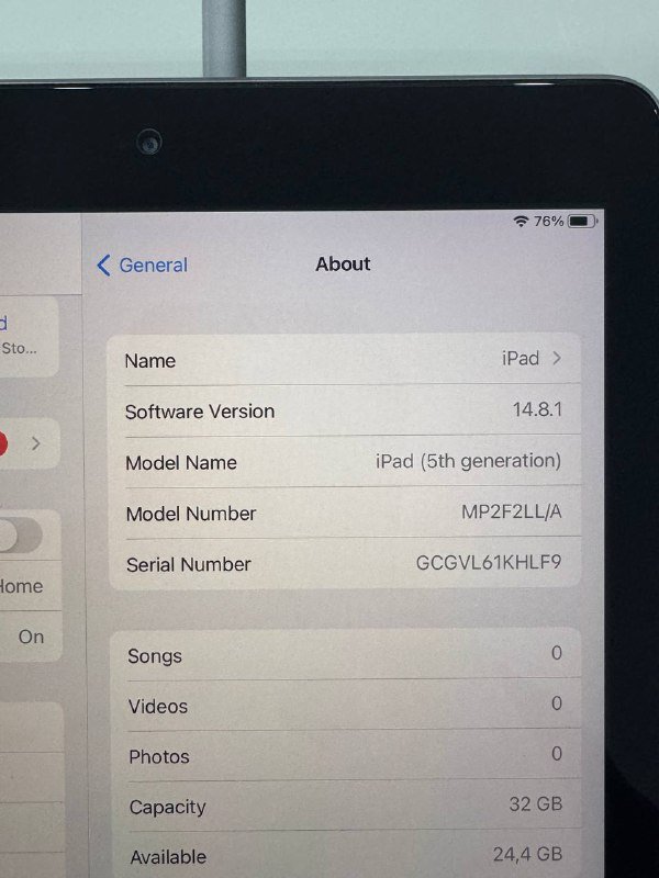 iPad 5 поколения 32ГБ 4