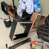 Столы, полки, стулья, зеркало, стойка 2