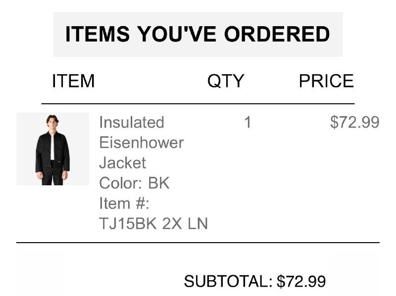 Dickies Insulated Eisenhower Jacket 2XL 4