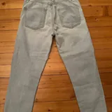 Серые джинсы, голубые джинсы Gap, джинсовая юбка H&M 4