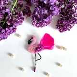 Брошь «Фламинго» 5