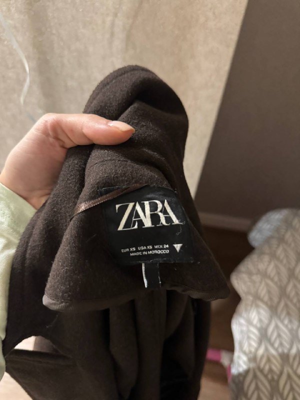 черная шуба befree S, пальто zara XS оверсайз темно коричневое 4