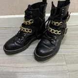 Черные женские ботинки 1