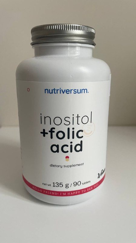 Inositol + folic acid Nutriversum БАД 76 капсул