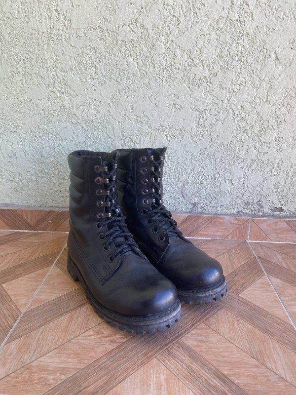 Ботинки берцы с тракторной подошвой