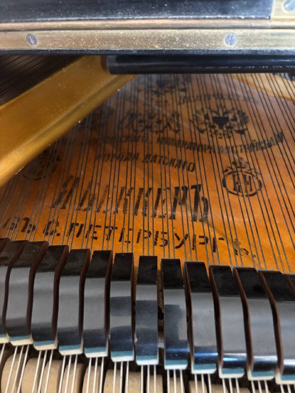 Рояль J. Becker антикварный музыкальный инструмент 8