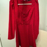 Красное платье Zara, желтое платье Mavi 7