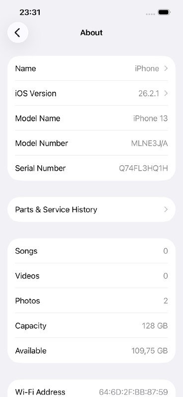 iPhone 13 128 GB 5