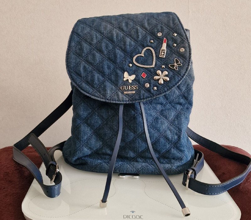 Джинсовый рюкзак Guess с пыльником