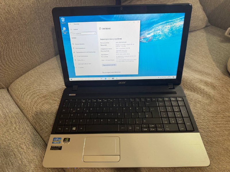Ноутбук Acer i3 4GB HDD 500GB GeForce 620M