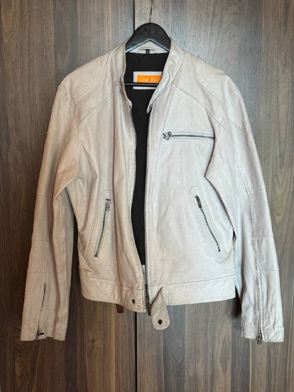 Мужская натуральная кожаная куртка