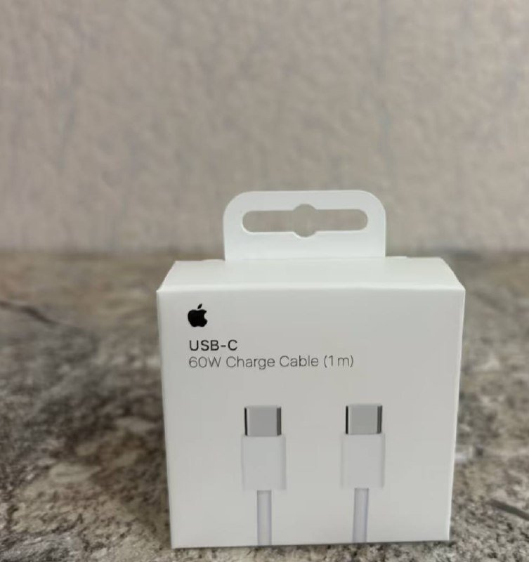 Плетёный кабель Type-C to Type-C 60W 1 метр