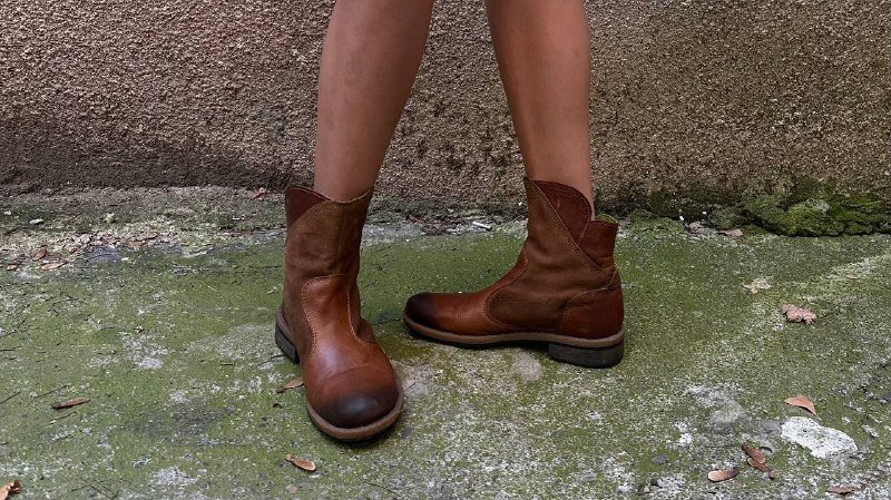 Кожаные ботинки размер 38 2