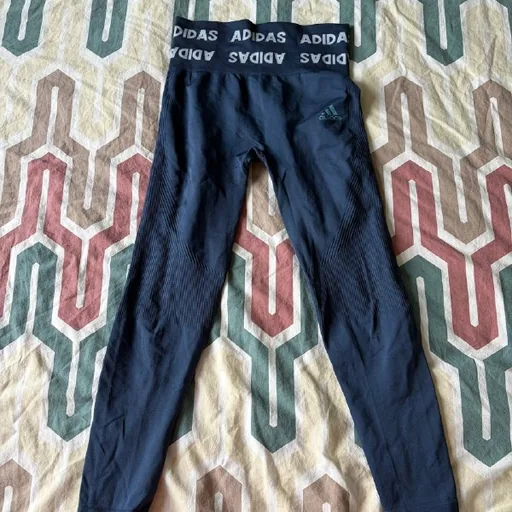 Adidas leggings, Oysho fleece jacket