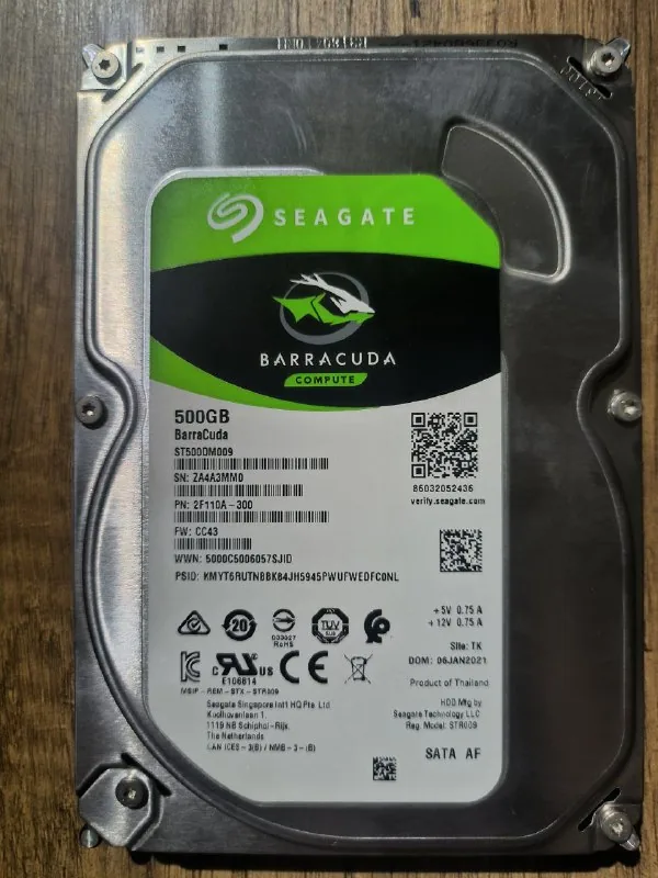 Жёсткий диск HDD 500GB Seagate Barracuda