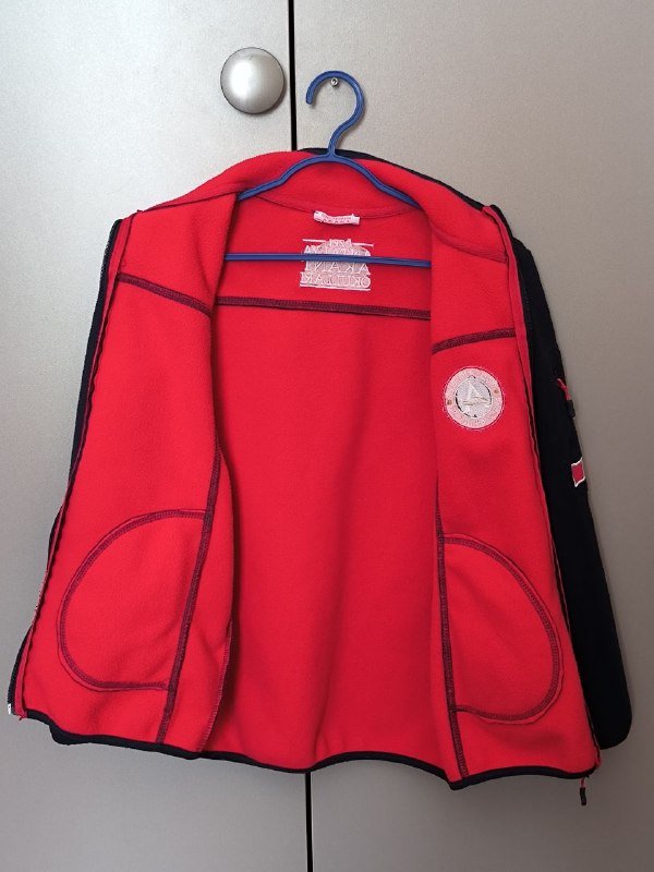 Детская флисовая кофта размер 134-140 5