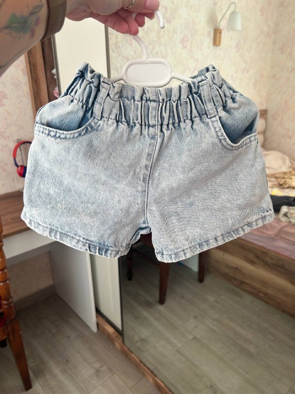 Толстовка, джинсовая рубашка, платье, шорты, сандали, куртка, шапка детские 5