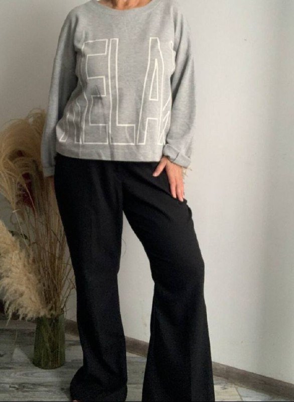 Брюки H&M клёш черные размер 18 XL EU 46