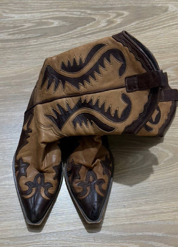мужские казаки из натуральной кожи, размер 40 3